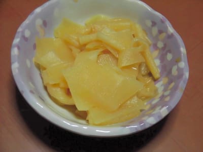 かんぴょうの生姜味噌煮