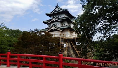🏯引っ越し前の弘前城🌸