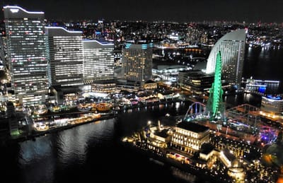 ❤️「ザ・タワー横浜北沖」46階 展望台から見る夜景 ！