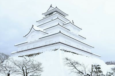 冬の鶴ヶ城