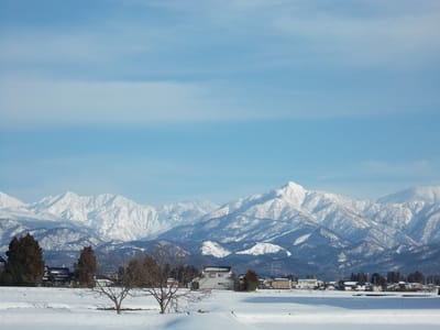 立山と雪景色②