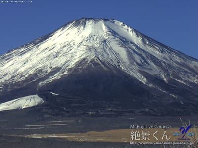 (1/13) ようやく富士山が、きれいに見える　🗻  雪化粧  !