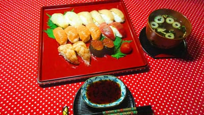 ◆：◇ 束の間の寿司祝膳　　　　　20230116