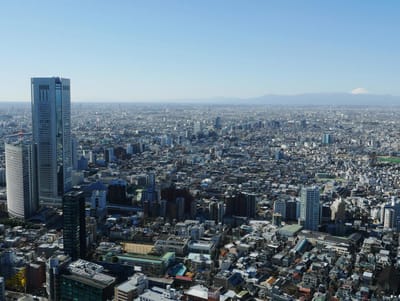 <東京都庁舎 「都庁第一本庁舎」からの 眺望>