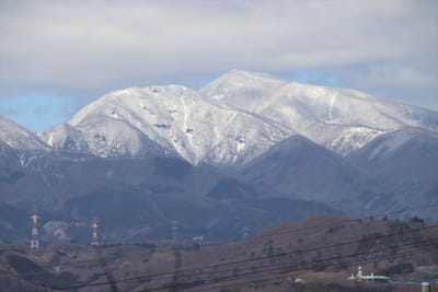 岩宿の里7～雪に覆われた赤城山