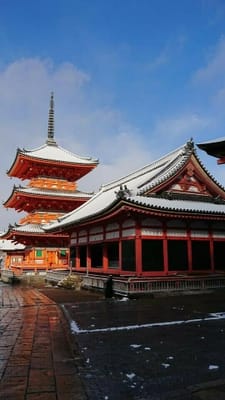 幻想的な　京都　清水寺