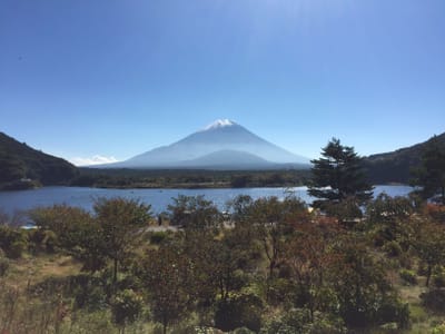富士山　五湖巡り　精進湖