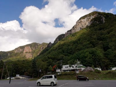ロープウェイ乗り場前　　黒岳①−１　(北海道５つの乗物遊覧ツアー２日目)　　　2023年９月27日