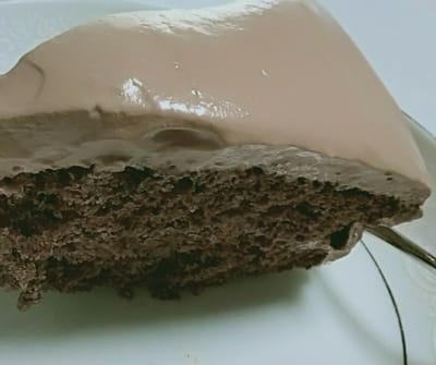 ヘルシオレシピで作ったチョコレートケーキ