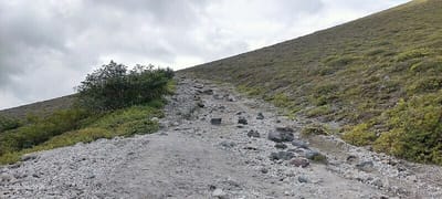 8月29日：樽前山ドロ－ン空撮登山記録