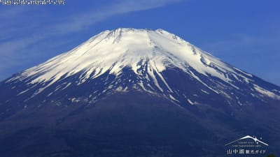　　　🗻 　本日の "霊峰富士" 　🗻　　へ　残雪　へ