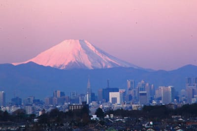 '19年 新年明けの富士山、東京スカイツリー、都心 2