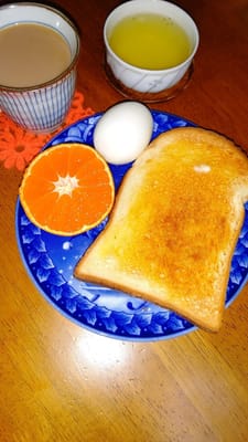 🌄👴朝ご飯☝️