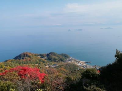 亀老山展望台①ー１  (しまなみ海道ウォーキングツアー２日目)   2022年11月７日