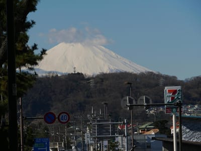 【富士見 View Point】国道 1号からの富士
