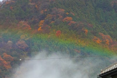 8. 山にかかる虹🌈
