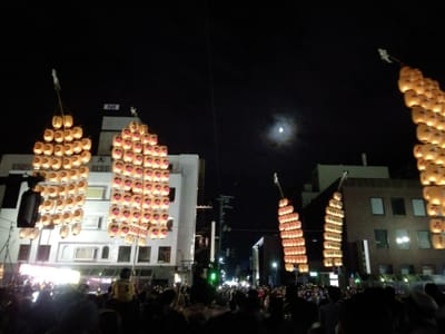 秋田竿灯祭りへ10年ぶり（2022・8・6最終日）
