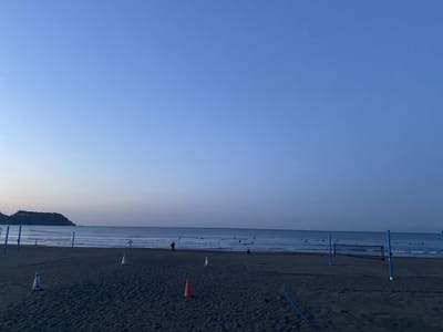 今朝の江ノ島