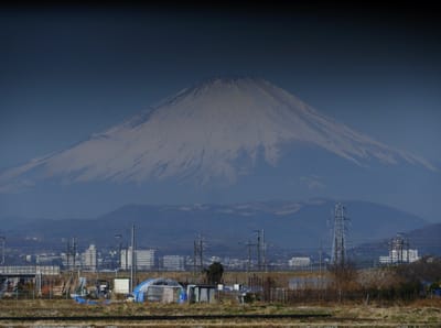 平塚市東豊田から見る富士山 