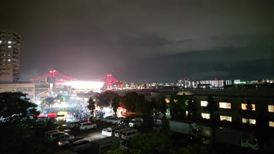 令和元年の若松港祭花火🎆大会～ナイアガラ２
