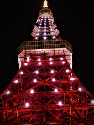 　<蔵出し写真>　 "東京タワー" 　ライトアップ