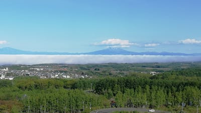「雲海」天都山     (ひがし北海道の秘境探訪ツアー１日目） 2023年５月20日 