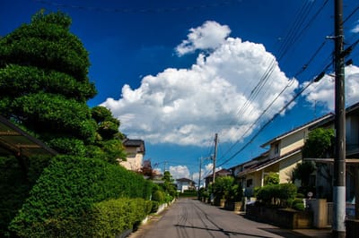 町内の雲塊
