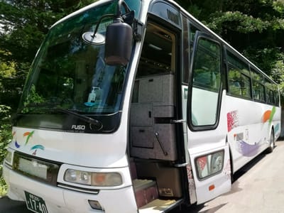 地元の観光バス   (ゆったり湯田中温泉連泊と信州観光付き3日間) 3日目    2022年7月24日 