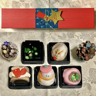 今年のクリスマスのデザートは和菓子❣️