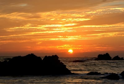 志摩の海岸からの日の出