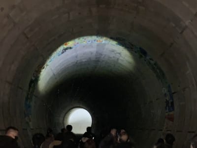 神秘的地下調整池トンネル