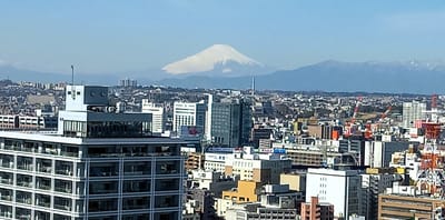 　🗻 横浜マリンタワー30階 展望台から見る富士山 !!