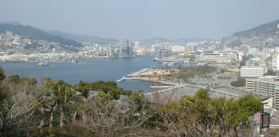 グラバー園から見る長崎港