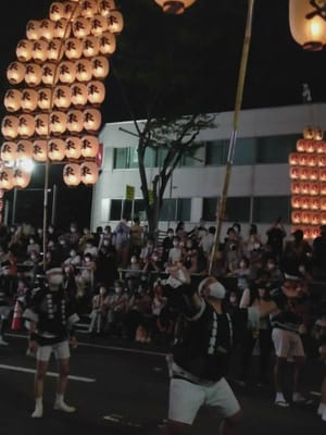 秋田竿灯祭りへ（2022・8・6最終日）