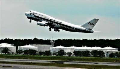 <蔵出し写真>　タイ国際航空　 ボーイング 747-400