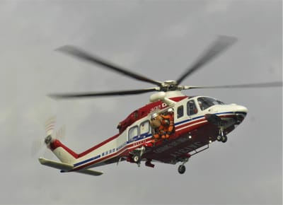 横浜消防出初式、 AW139 消防ヘリコプターも参加