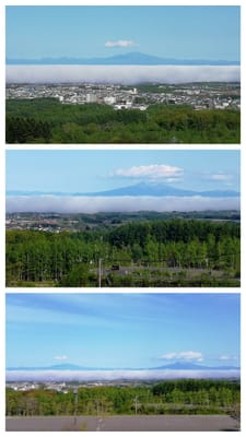 「雲海３景」  天都山    (ひがし北海道秘境探訪ツアー１日目)    2023年５月20日