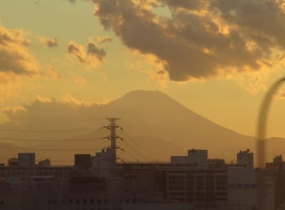 大宮あたりの富士山