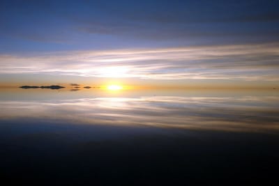 １０年前のウユニ塩湖の思い出写真の２