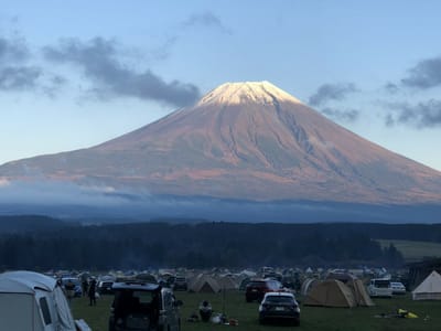 富士山は最高の酒のサカナ