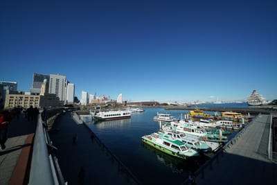 初冬の横浜港