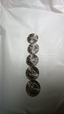 ２０２０東京オリンピック１００円硬貨をコレクション １