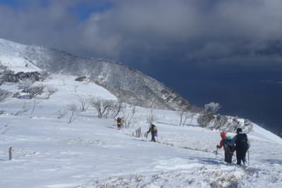 比良山系蓬莱山雪山ハイキング：2021/12/19