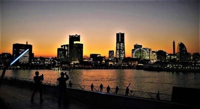 ◎お気に入りの写真 "大さん橋"から見る「MM21の夜景」