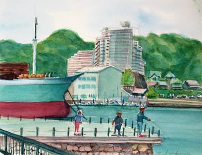 浦賀港の風景