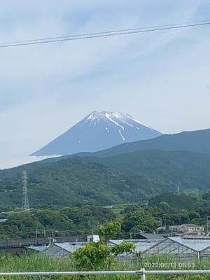 今日の富士山　6月１３日