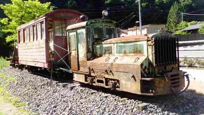 木曽ヒノキ運搬機関車