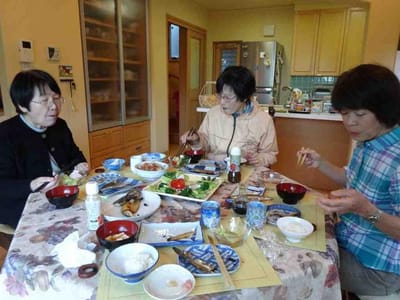 徳島牟岐の我が家での朝食