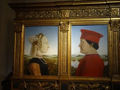 フランチェスカのウルビーノ公爵夫婦の肖像