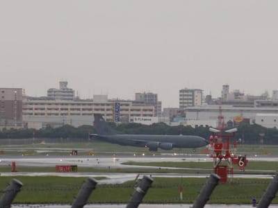 福岡空港のKC-135その１２